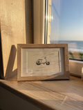 Zeichnung Lieblings-Vespa 30x20cm